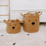 Teddy Bear Toy Basket (Small) - Little Snoozes